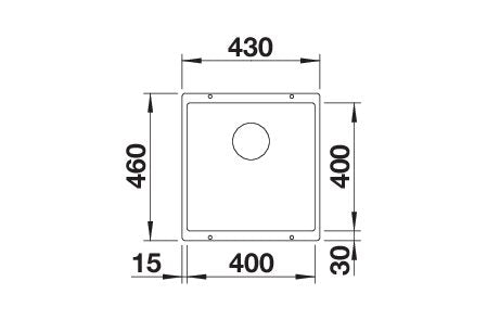 Blanco Rotan 400-U Blanc Silgranit
