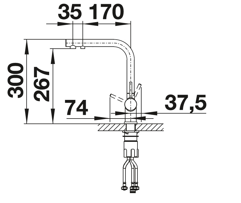 Blanco Fontas II Chrome