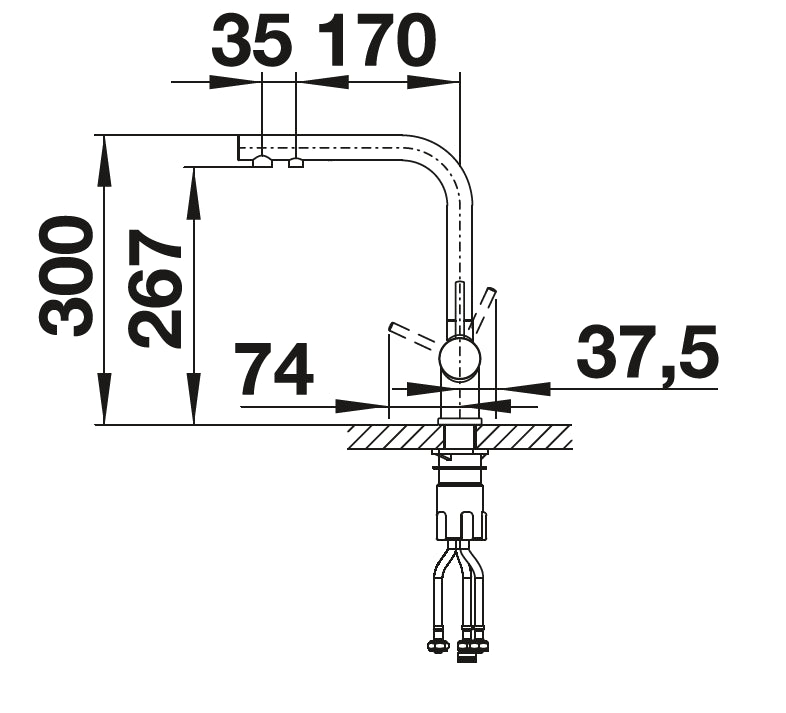 Blanco Fontas II HP SATIN GOLD7