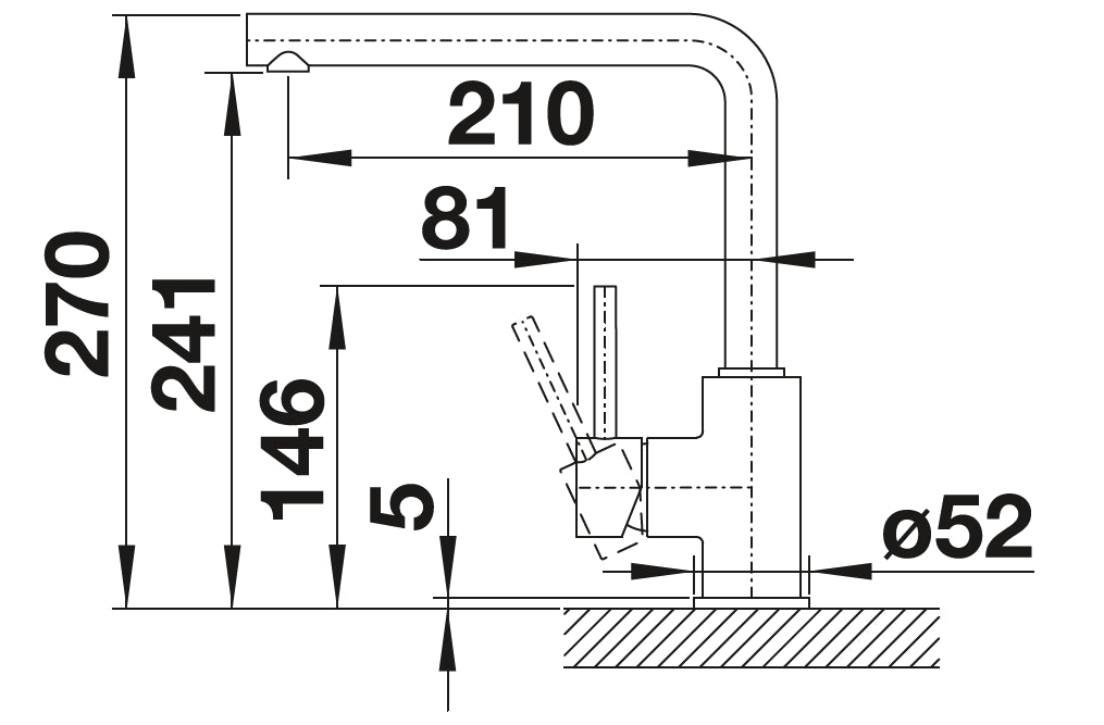 Blanco Mila Noir Mat