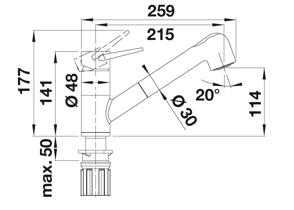 BlancoBlancowega II-S Chrome