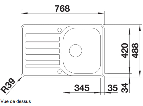 Blanco Lantos 45S-IF Compact
