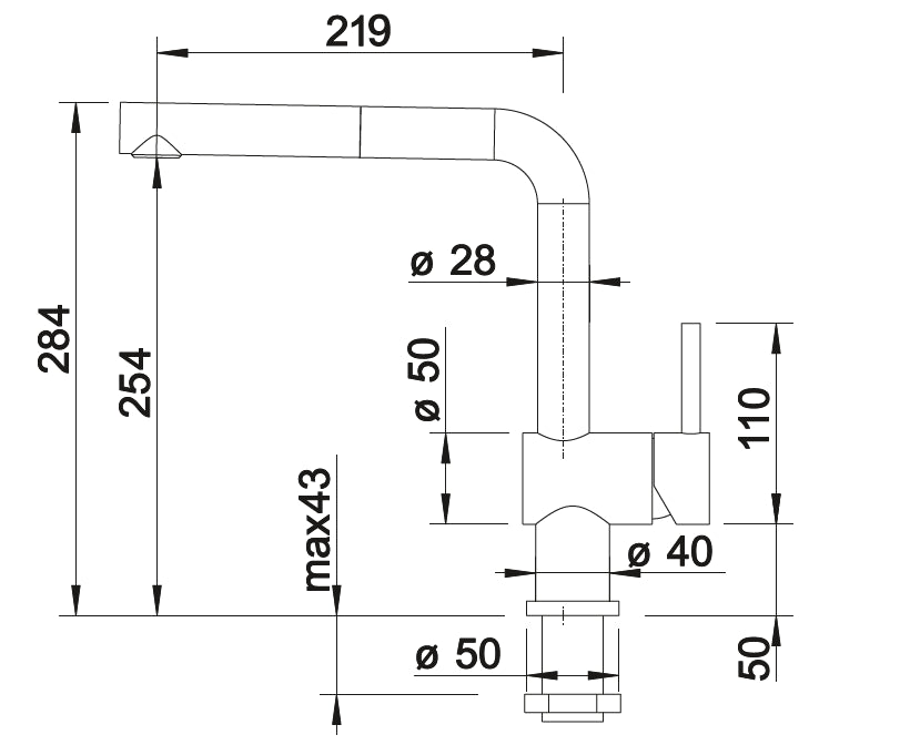 Blanco Linus-S-F Chrome