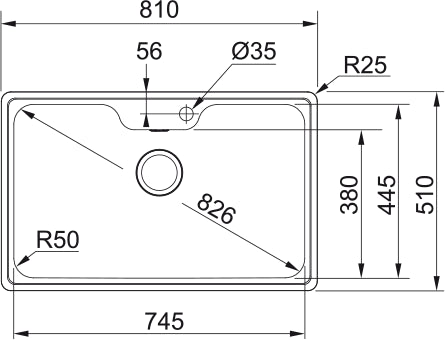 Franke Bell BCX610-81