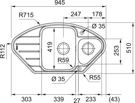 Franke Spark SKX651E