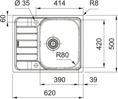Franke Spark SKL611-62