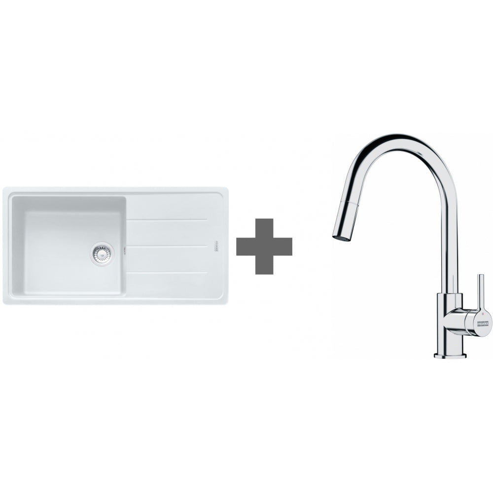 PACK Franke Basis Fragranit BFG611-XL + Mitigeur