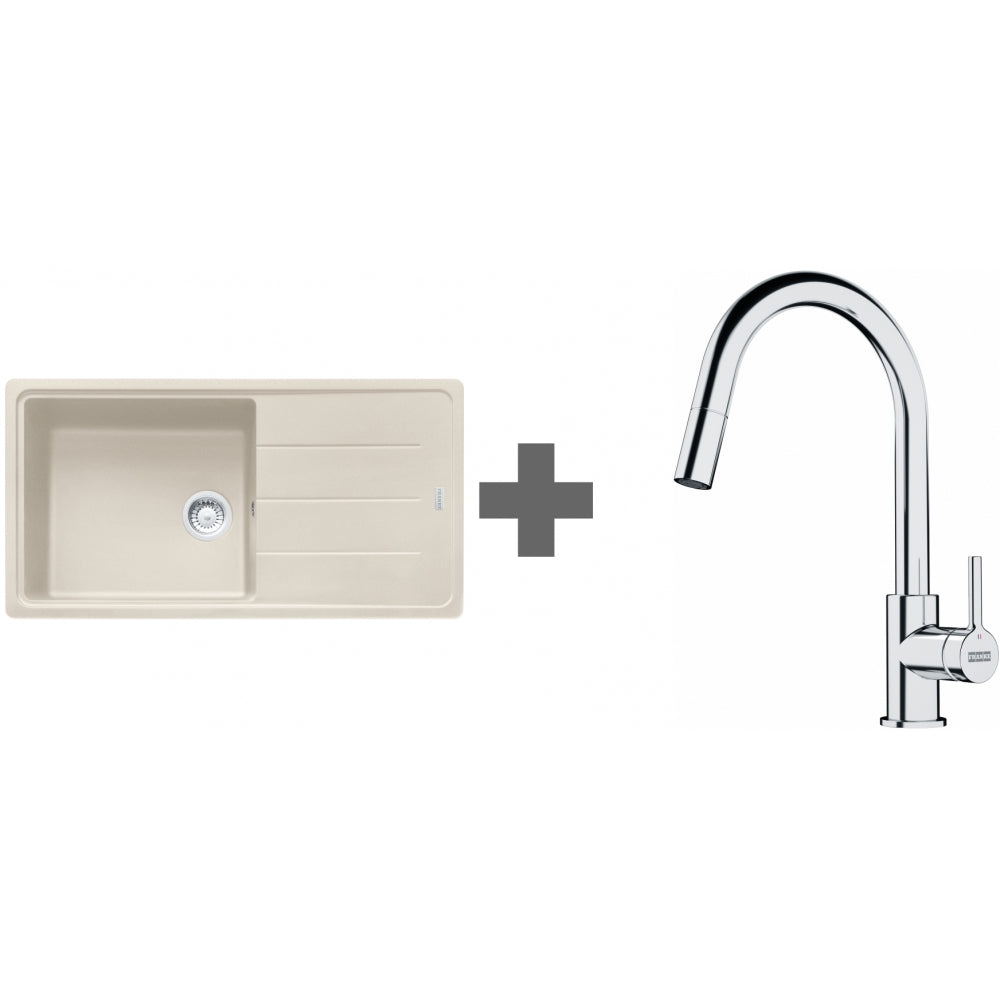 PACK Franke Basis Fragranit BFG611-XL + Mitigeur