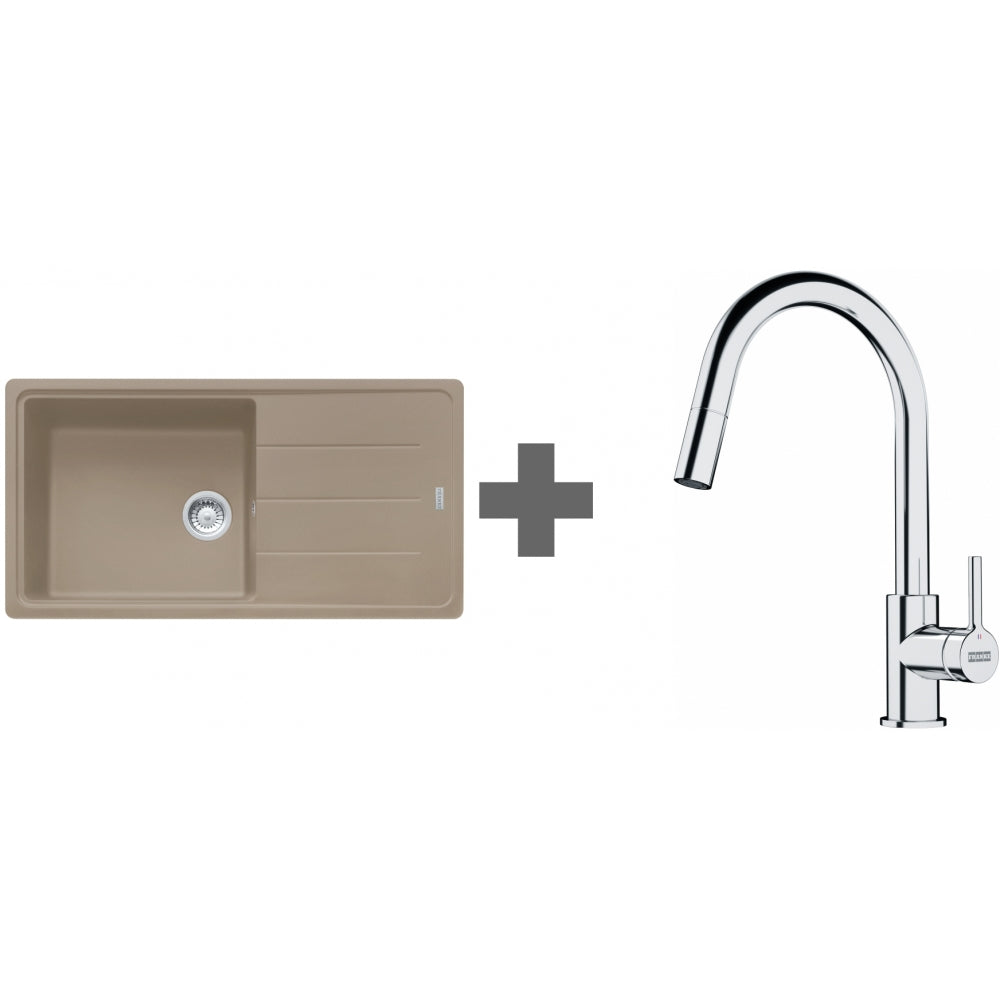 PACK Franke Basis Fragranit BFG611-XL + Mitigeur