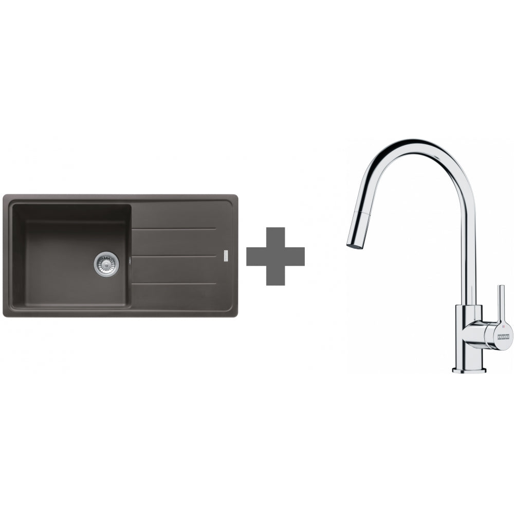 PACK Franke Basis Fragranit BFG611-XL + Mitigeur
