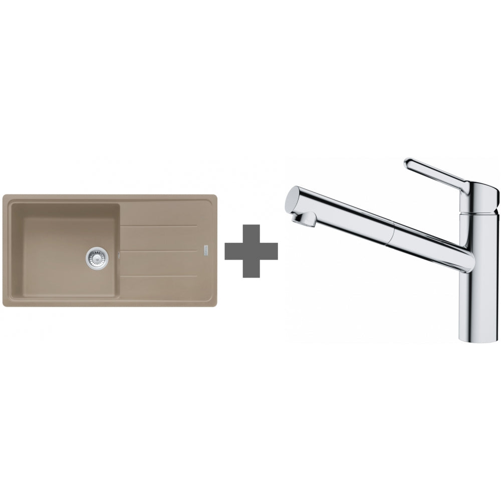 PACK Franke Basis Fragranit BFG611-XL + Mitigeur