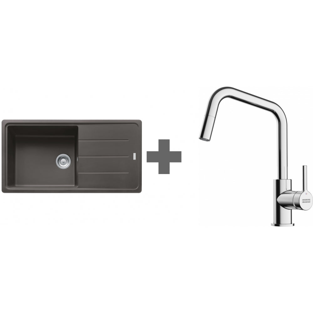 PACK Franke Basis Fragranit BFG611-XL + Mitigeur
