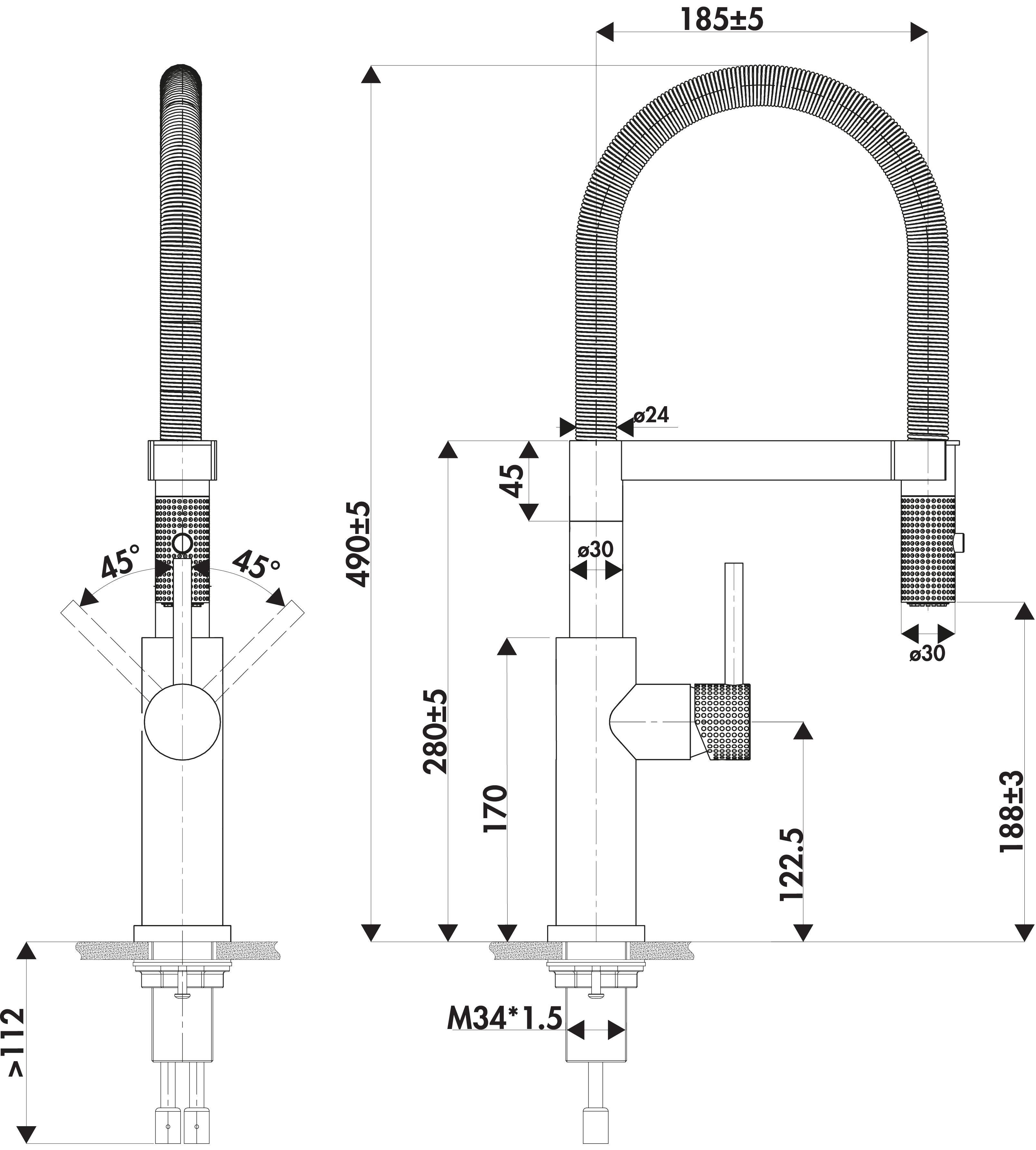 Luisina RC317DO 097 Inox Doré Clair