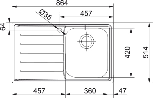 Franke Neptune NEX211-86