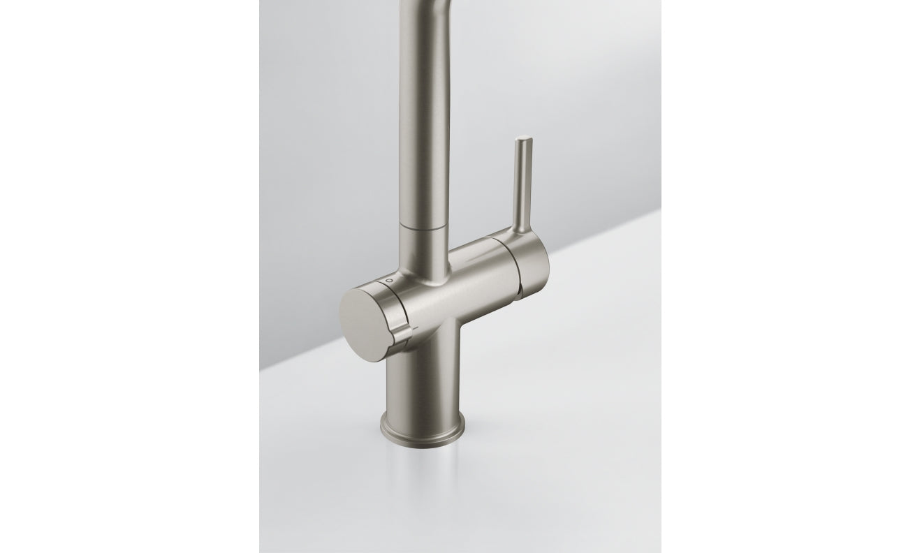 Franke Active Twist à bec Nickel Brossé