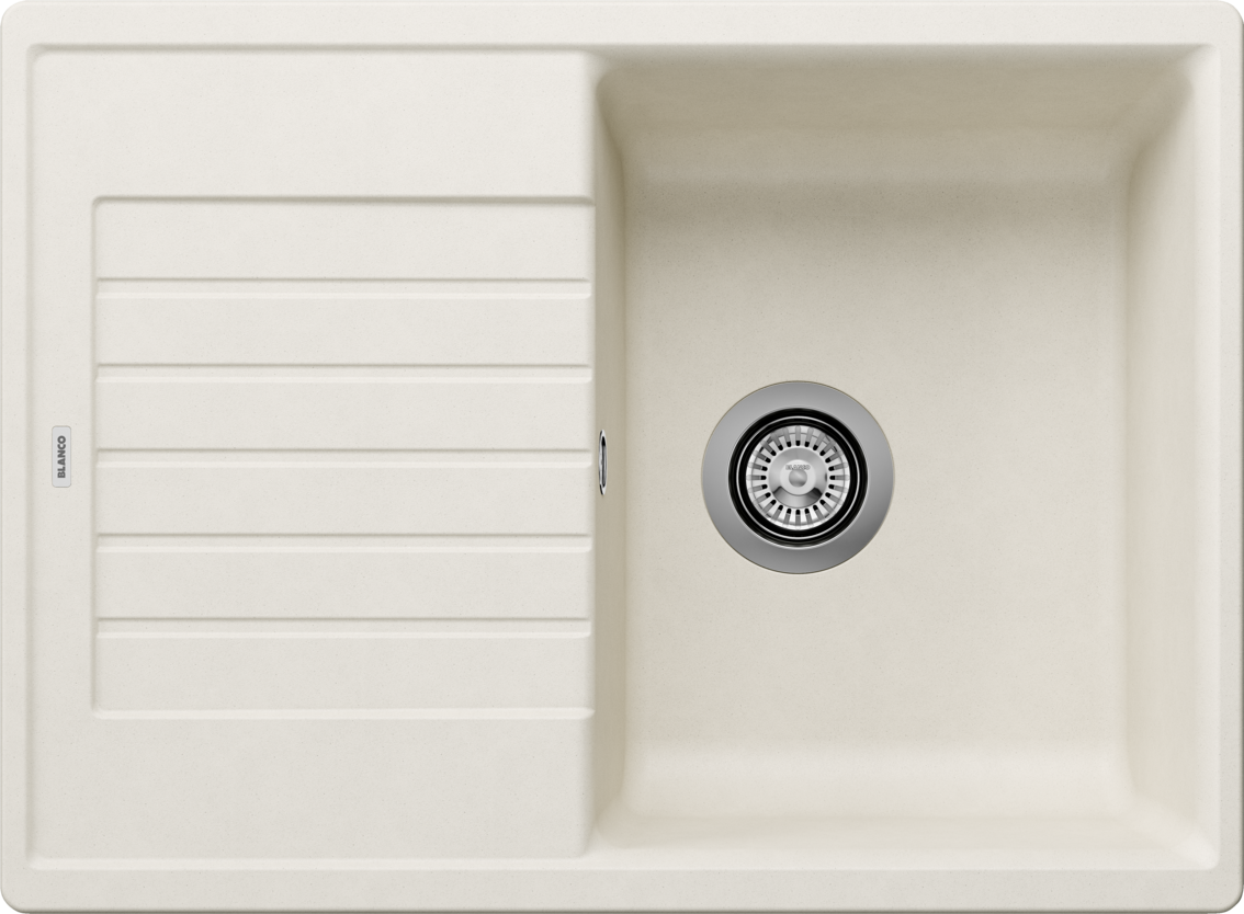 Blanco Zia 45S Compact Silgranit – coloris Blanc Soft