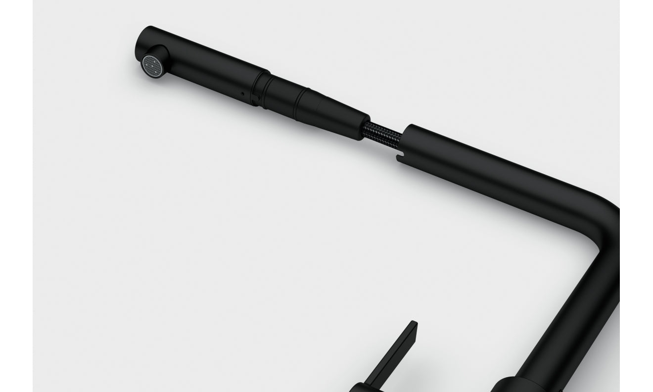 Franke Maris Slim L Noir Mat à douchette