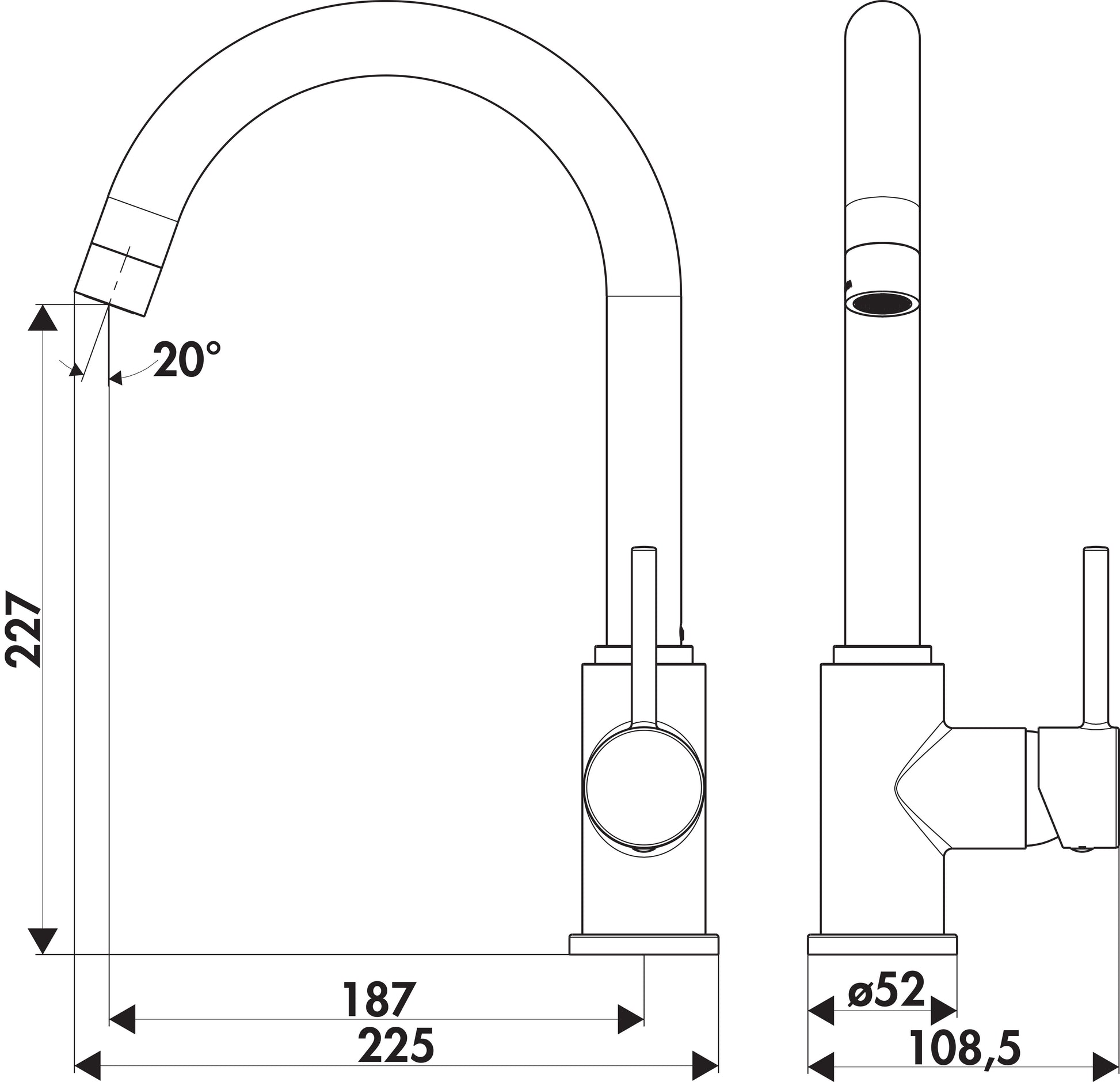 Luisina RC74 079 Noir Mat