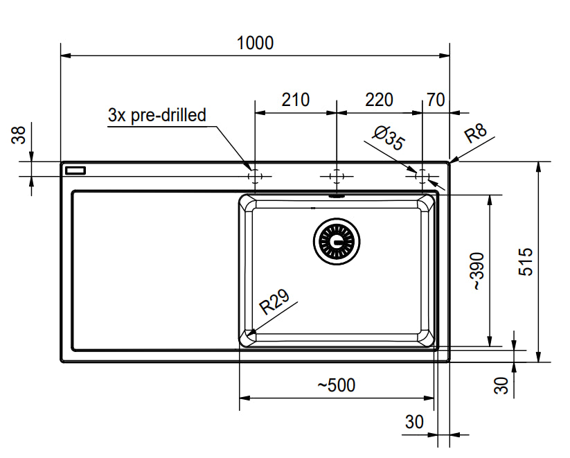Franke Mythos Fragranit+ MTG611