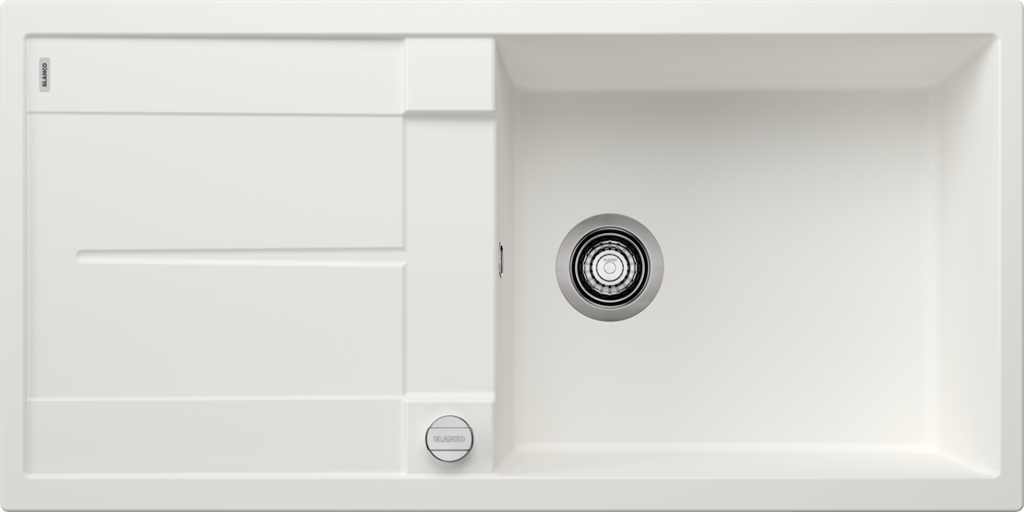 Blanco Metra XL 6S Silgranit – coloris Blanc, vidage automatique