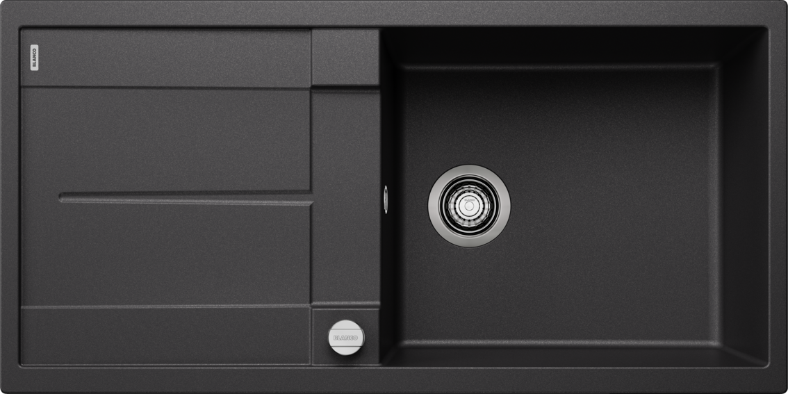 Blanco Metra XL 6S Silgranit – coloris Anthracite, vidage automatique