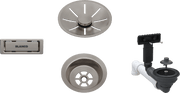 Set de bonde Blanco InFino satin Platinum à vidage manuel (réf. 207425)