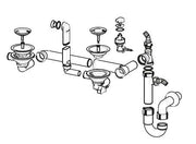Franke Vidage Automatique pour évier 2 cuves synthèse