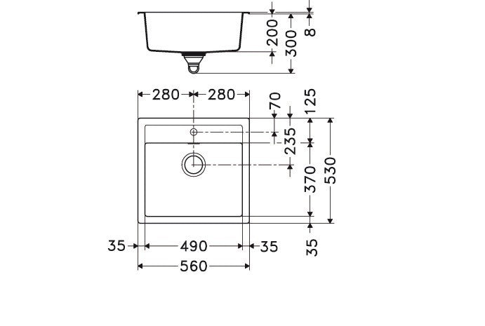 Franke Sirius Tectonite SID610/560