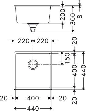 Franke Domus Fradura DMD610-44