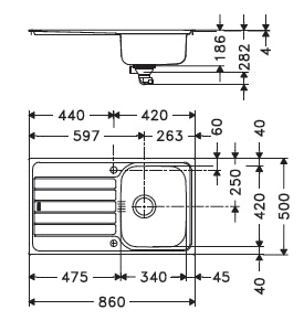 Franke Spark SKL611-86