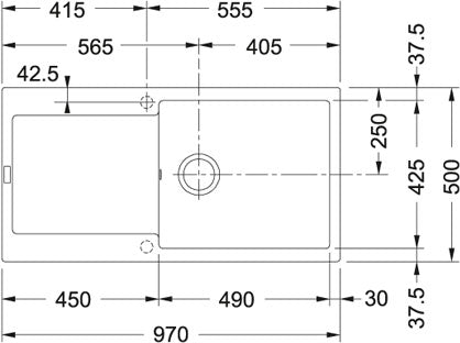 Franke Maris MRG611-XL