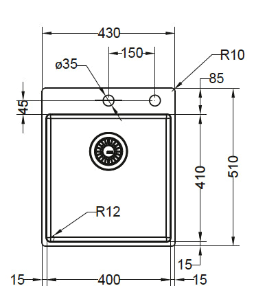 Franke Box BXX210-40