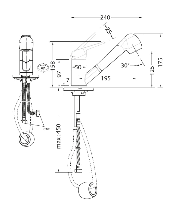 Franke Novara Plus Douchette