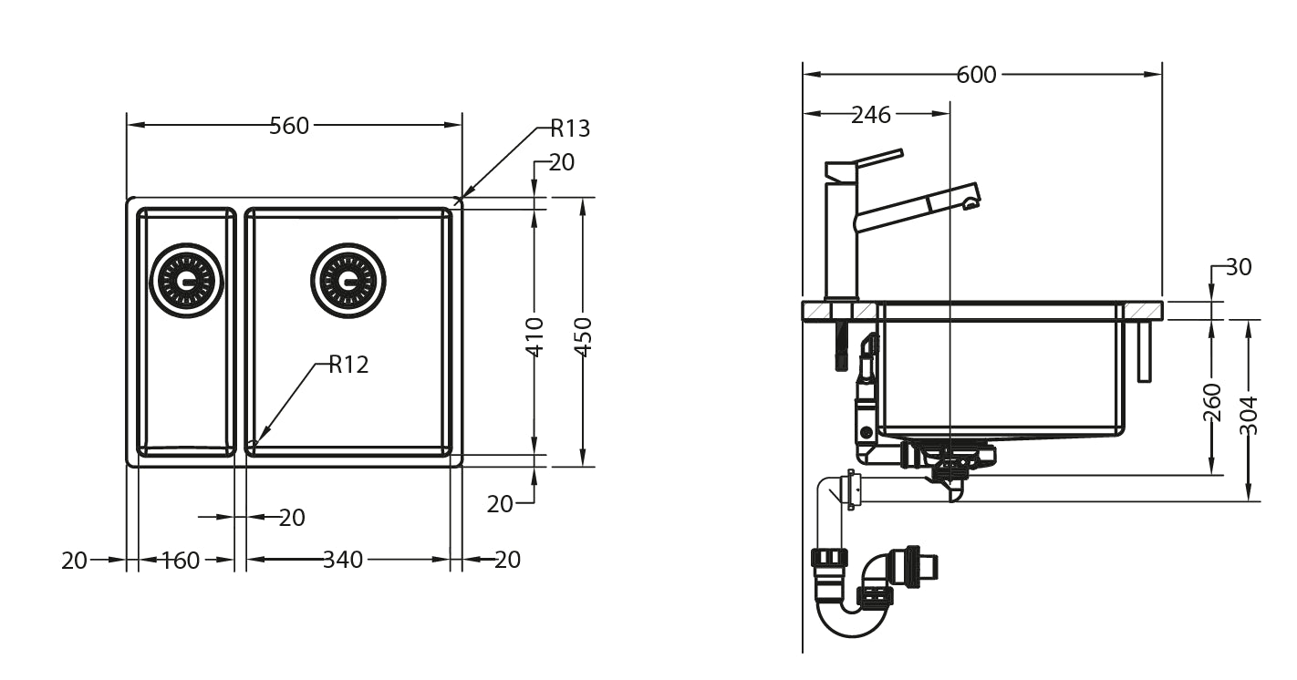 Franke Box BXX160-34-16