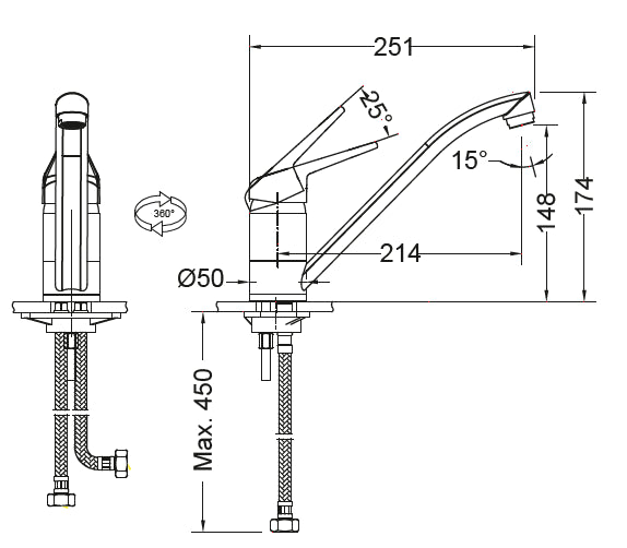 Franke Novara Plus à bec