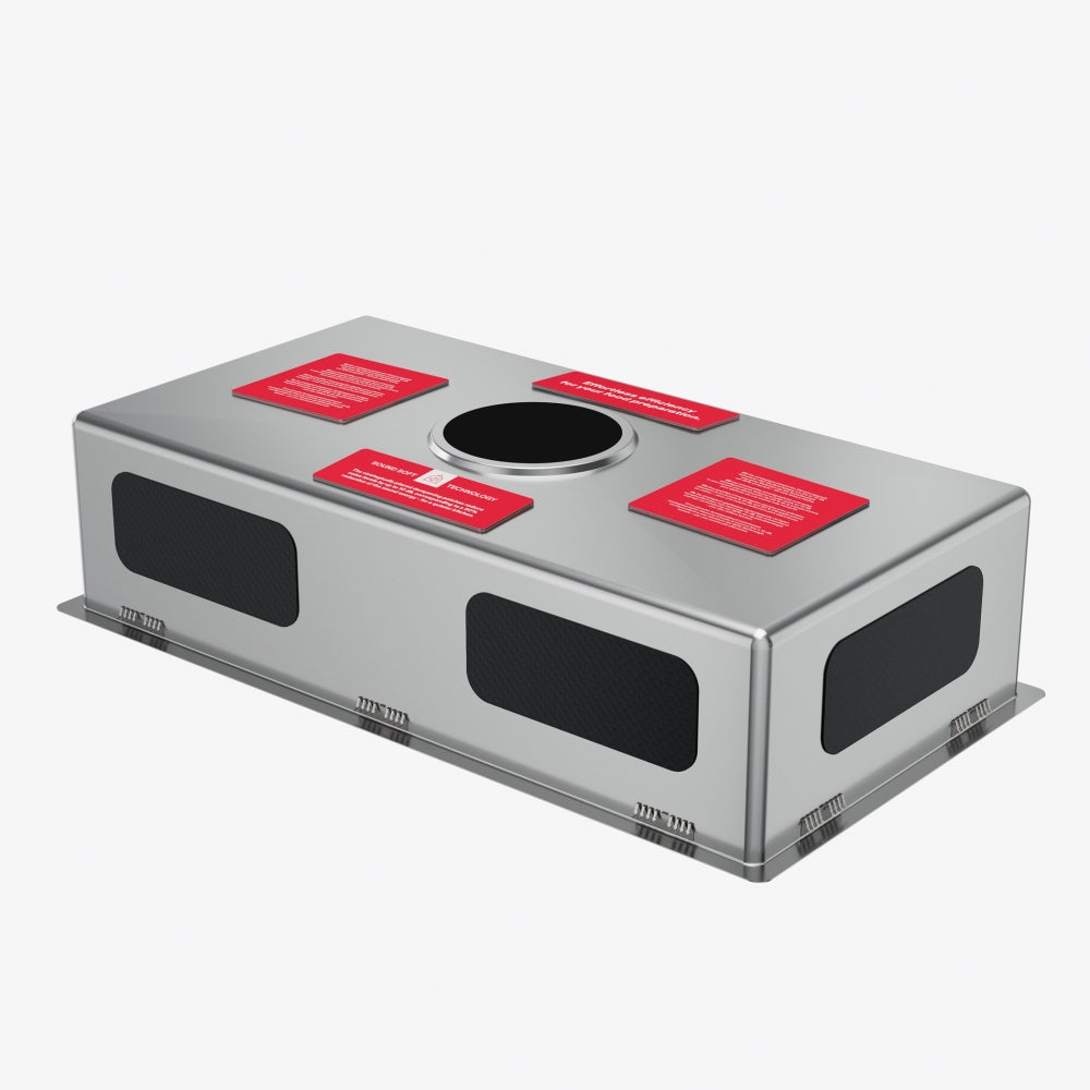Franke Box Drain Max – dessous de cuve avec revêtement Sound Soft Technology