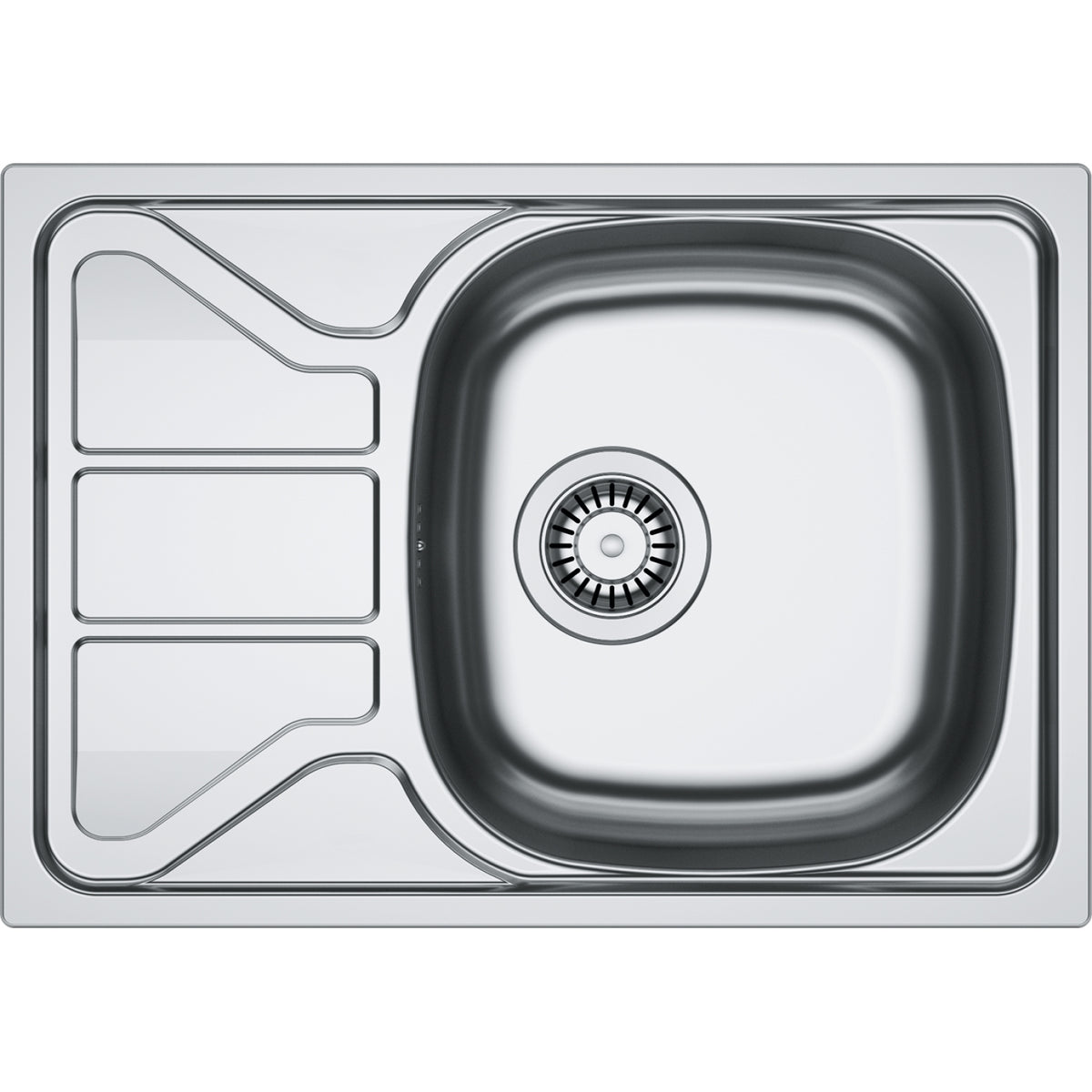 Franke Flash FLN611-62/44 Inox Lisse Manu