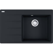 Franke Centro 2.0 Fragranite CNG611-78 – coloris Noir Mat, égouttoir à gauche