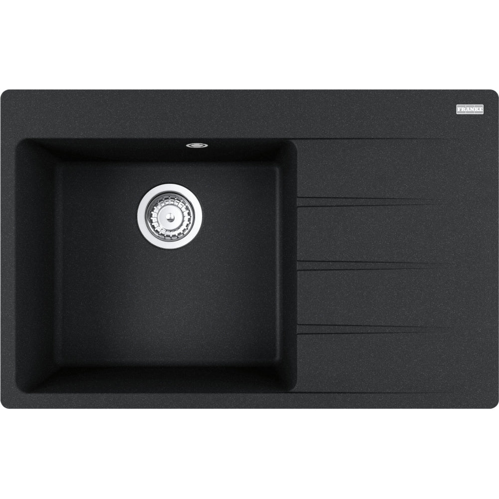 Franke Centro 2.0 Fragranite CNG611-78 – coloris Onyx, égouttoir à droite
