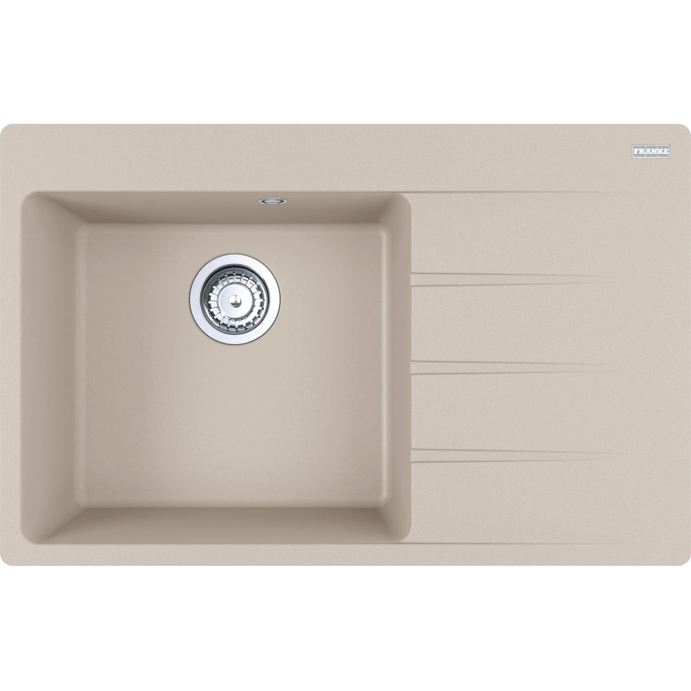 Franke Centro 2.0 Fragranite CNG611-78 – coloris Café Crème, égouttoir à droite