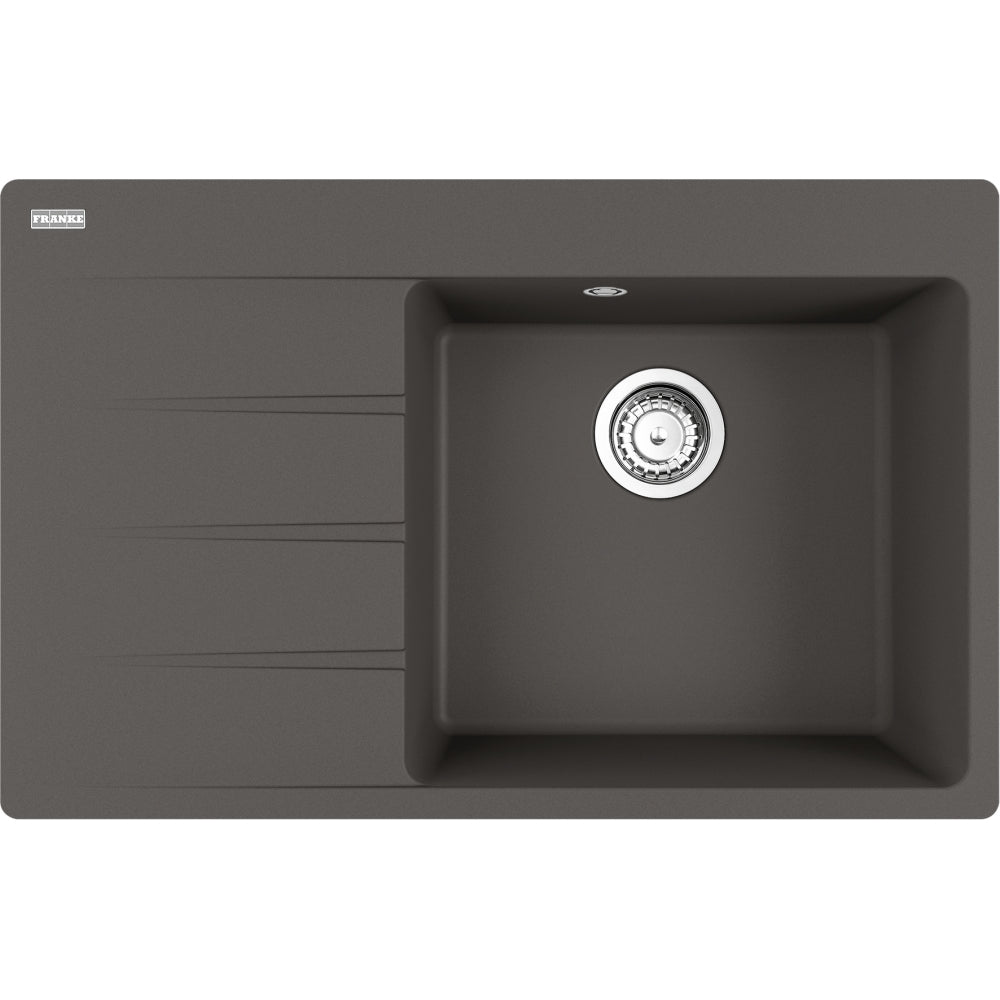 Franke Centro 2.0 Fragranite CNG611-78 – coloris Gris Ardoise, égouttoir à gauche