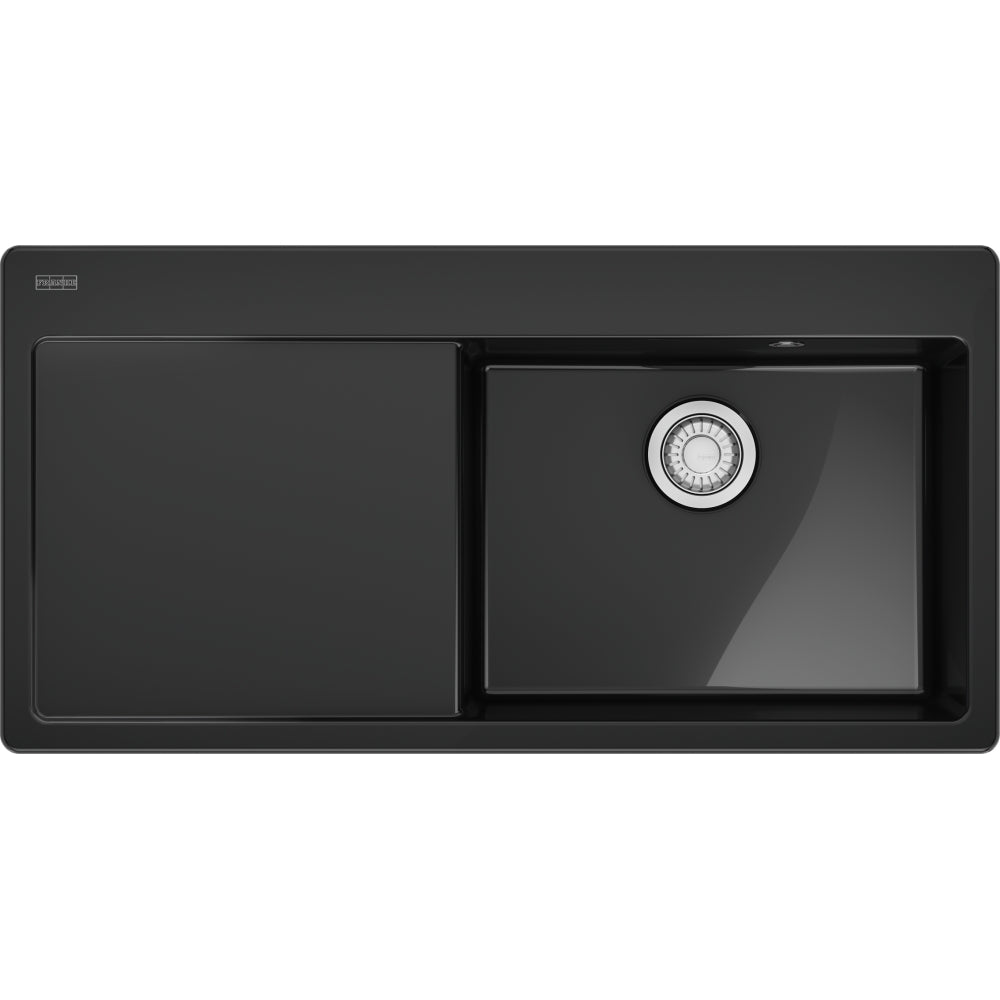 Franke Mythos X Fraceram MYK611-XL Onyx – égouttoir à gauche