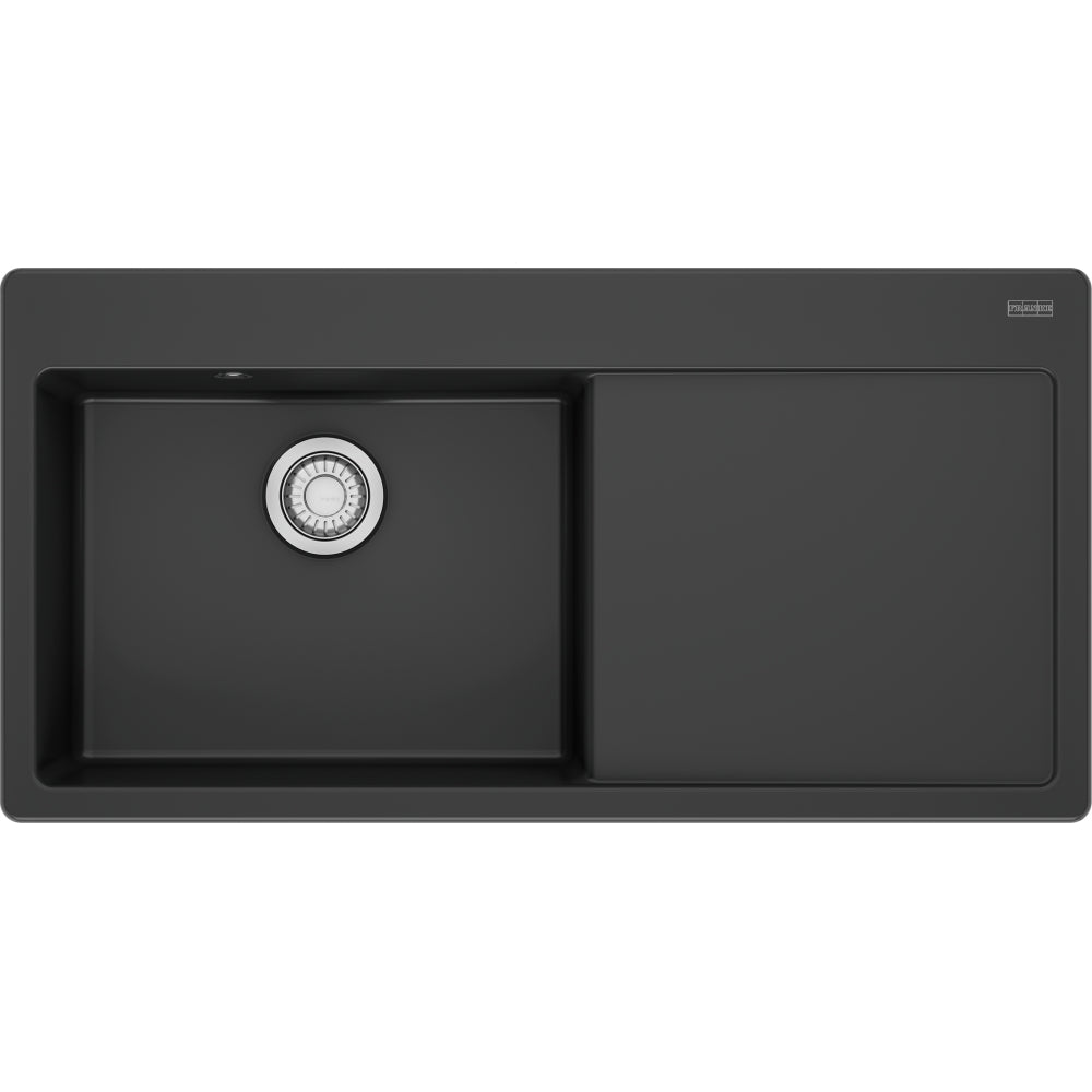 Franke Mythos X Fraceram MYK611-XL Anthracite Mat – égouttoir à droite