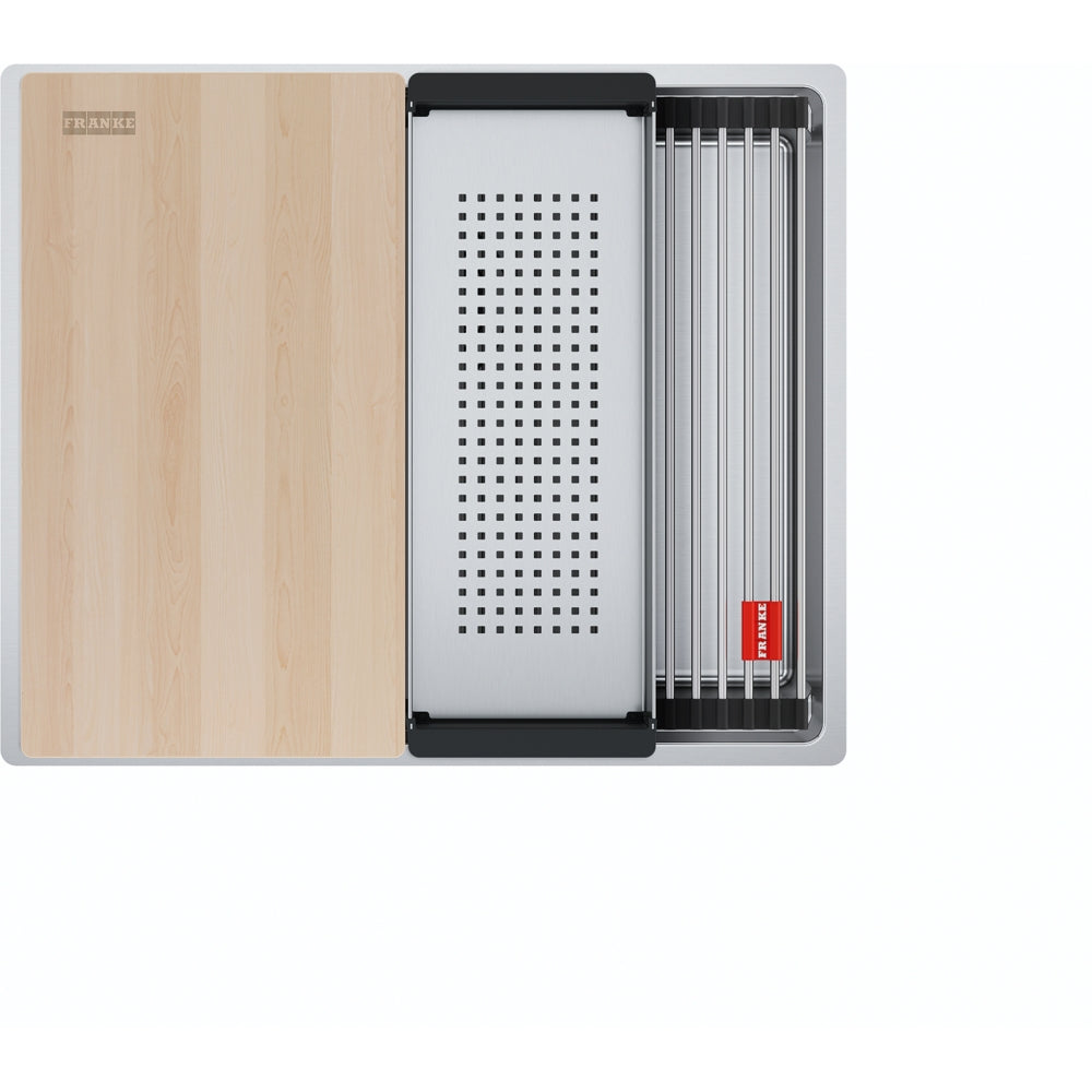 Franke Box Pro BXX110-50 Inox Lisse avec accessoires