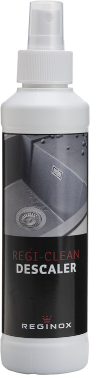 Reginox Regi-Clean Descaler R34491 - Détartrant pour évier PVD, inox, granit et robinetterie, flacon 250 ml