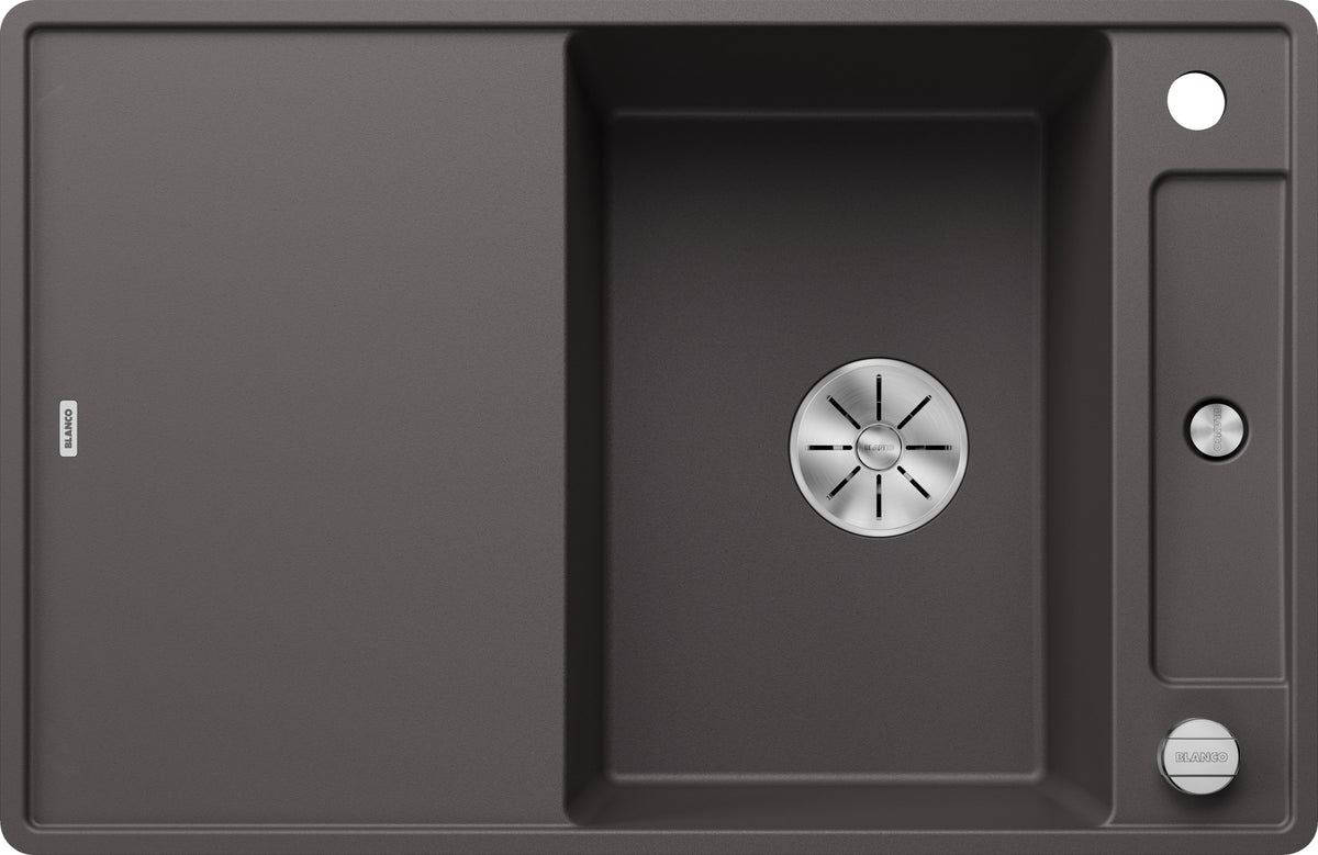 Blanco Axia III 45S-F Silgranit avec planche en verre – coloris Gris Rocher