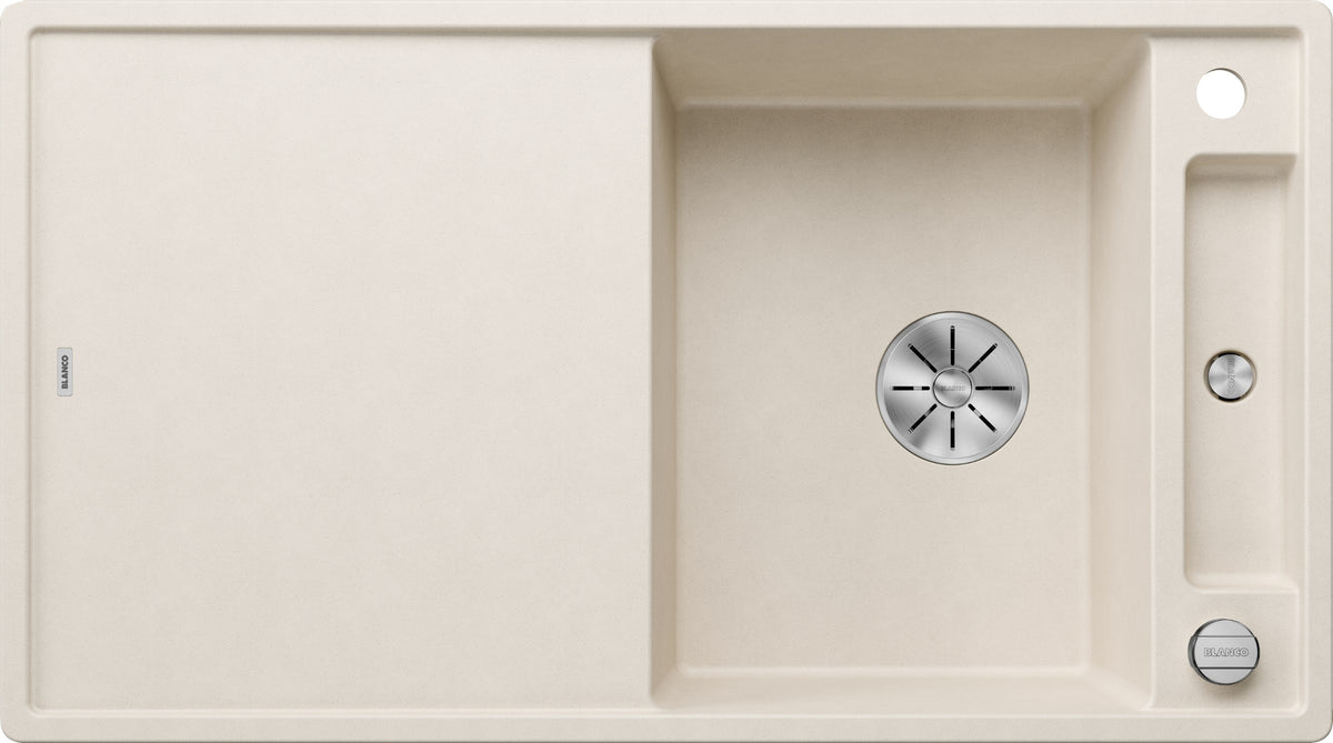 Blanco Axia III 5 S Silgranit avec planche en verre – coloris Blanc Soft