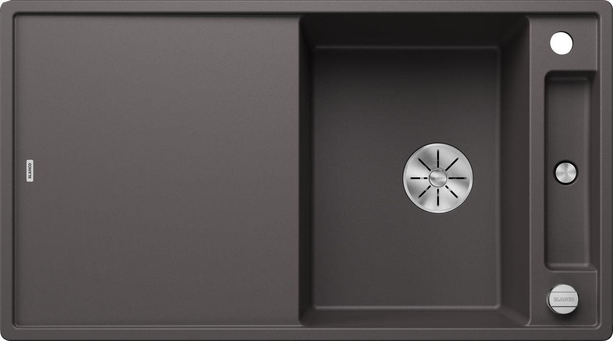 Blanco Axia III 5 S Silgranit avec planche en verre – coloris Gris Rocher
