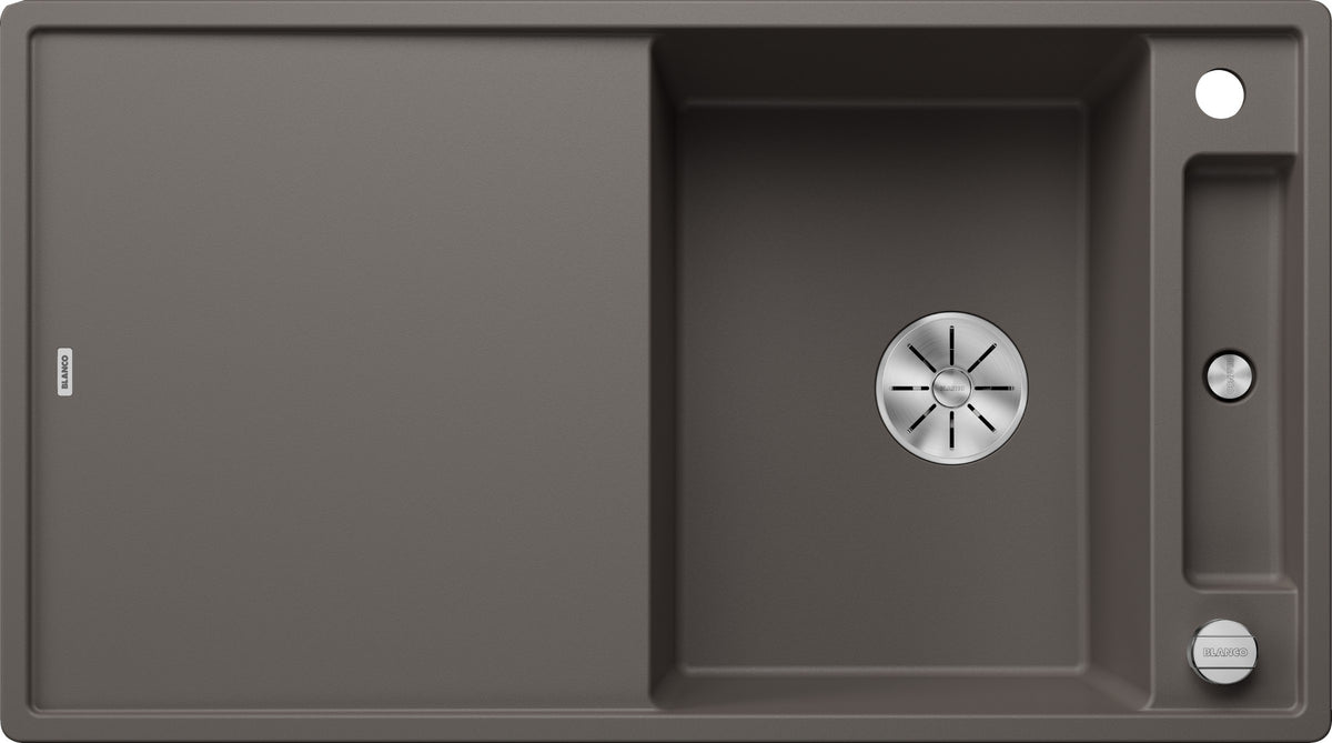 Blanco Axia III 5 S Silgranit avec planche en verre – coloris Gris Volcan