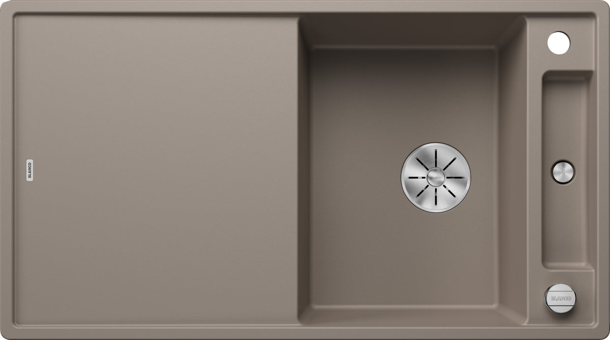 Blanco Axia III 5 S Silgranit avec planche en verre – coloris Tartufo
